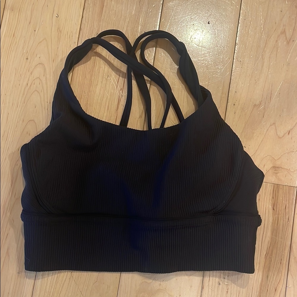 Women's Black Strappy Bralette